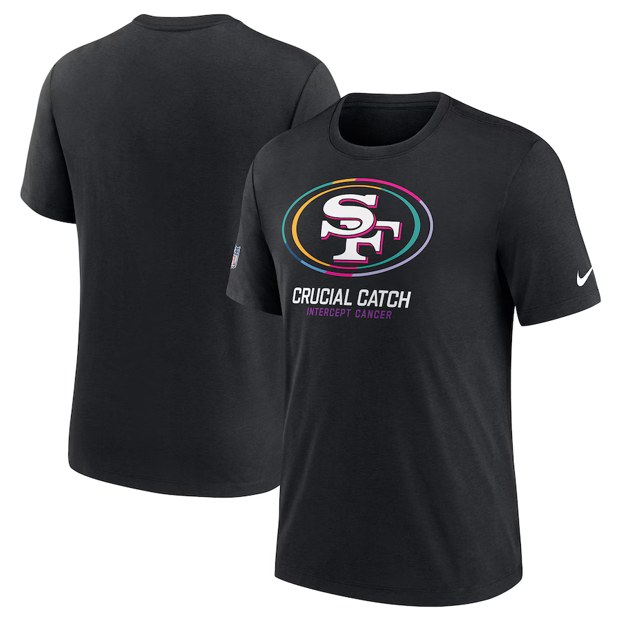 Men Nike San Francisco 49ers 2024 Nike NFL black T shirts->nfl t-shirts->Sports Accessory